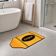 thumbnail image 3 of Winter Poetry Upgrade Pencil Crayon Style Kids Floor Mat, Non-slip Absorbent Polyester Doormat, Creative Decor Rug for Children Room Bathroom, 3 of 7