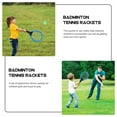 thumbnail image 4 of 2Pcs Badminton Tennis Rackets for Children Lightweight Compact Design Plastic 21.3*10.6in, 4 of 8