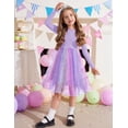 thumbnail image 5 of Arshiner Toddler Girls Tutu Tulle Dress Fall Winter Long Sleeve Party Dresses | Star Sequin Birthday Princess Formal Fancy Princess Dress, 5 of 6