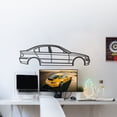 thumbnail image 5 of LaModaHome E46 Sedan Metal Silhouette Wall Art, 5 of 5