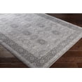 thumbnail image 3 of Hauteloom Bupit Hallway, Kitchen Runner Rug - Border Medallion Geometric - Traditional Oriental Transitional - Gray, Dark, White - 2'7" x 7'7", 3 of 11