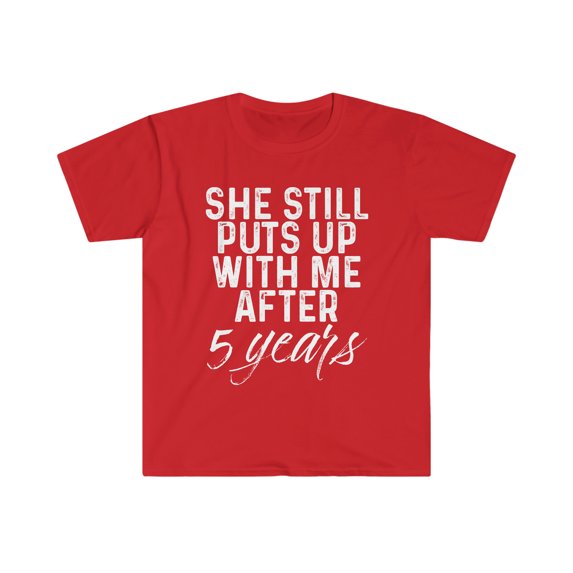 5th Anniversary Husband Shirt, Gifts, Tshirt, T-shirt Tee