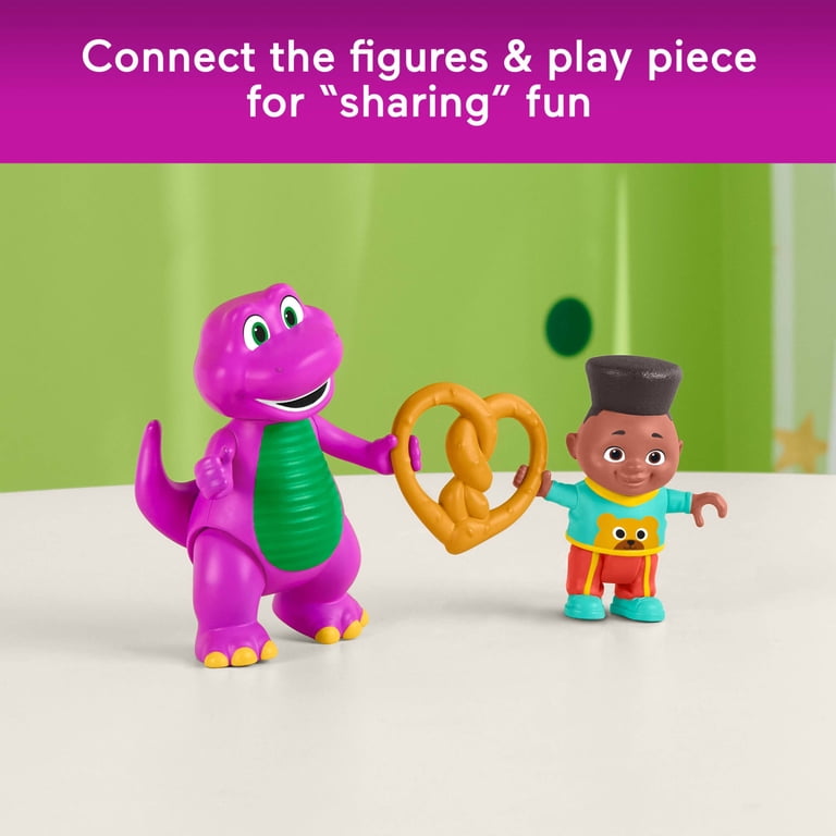 Fisher-Price Barney's World Barney's Friend David & Barney Figure