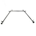 thumbnail image 3 of Tamara 13/16" Bay Window curtain rod 20"-36", 38"-72" - Black,(ABay-91-2), 3 of 4