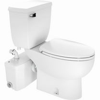 Saniflo Saniplus Macerator Pump   Round Bowl White, Toilet Tank