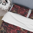 thumbnail image 4 of Designart "Regal Splendor In Deep Purple II" Damask Bedding Covert Set - Bohemian & Eclectic Bed Set With 1 Sham, 4 of 5