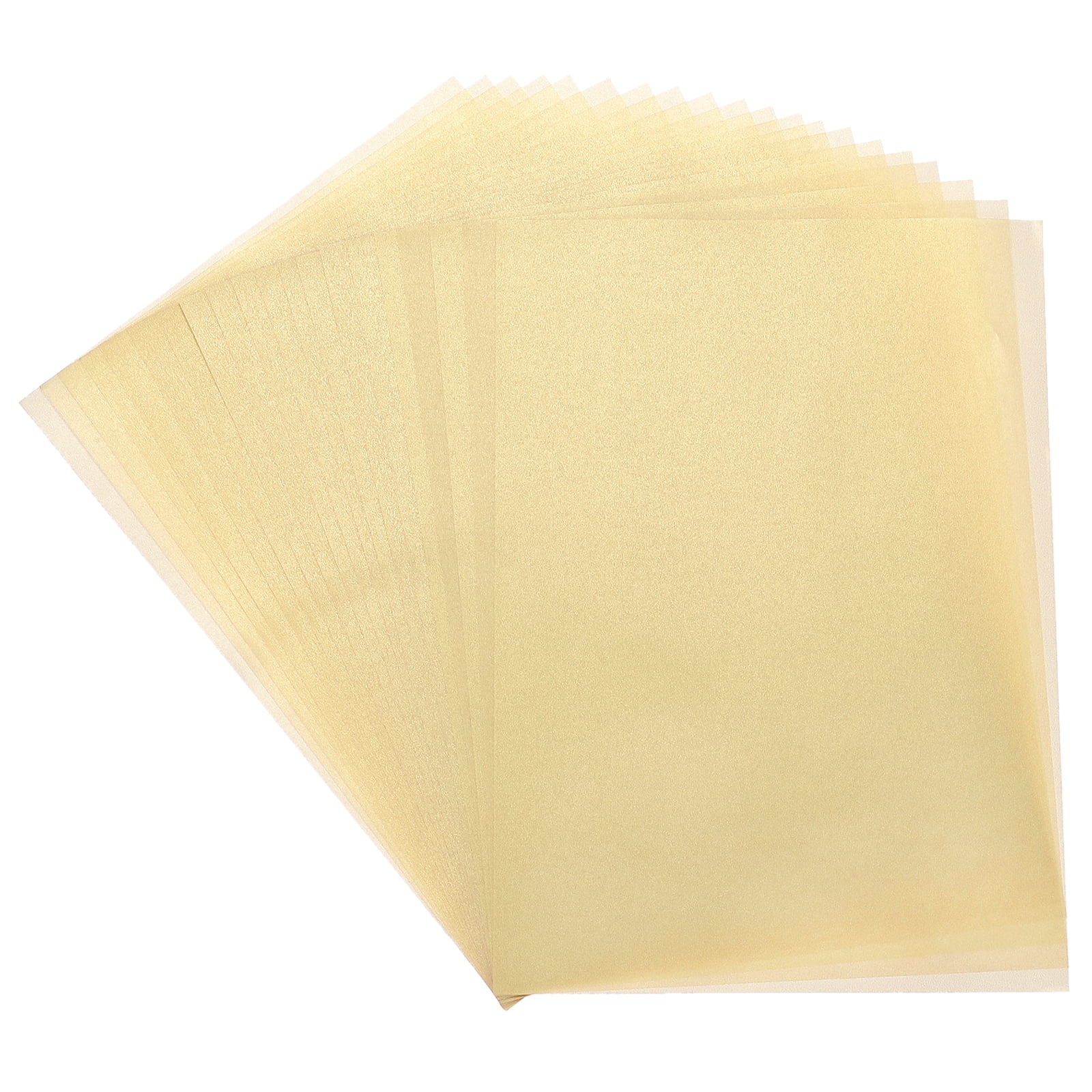50 Sheet Orange Yellow Transparency 11.7" x 8.2" Printable Vellum Paper for Printing Wedding Invitations