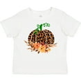 thumbnail image 3 of Inktastic Cheetah Print Pretty Pumpkin with Fall Leaves Boys or Girls Toddler T-Shirt, 3 of 5