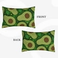 thumbnail image 4 of Daiia Big Colorful Avocados Bedding Waterproof Pillow Protector Zippered Queen – Bed Bug Proof Pillow Encasement-14"x20", 4 of 9
