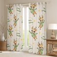 thumbnail image 2 of Homewish Cute Xmas Reindeer Black Out Curtains,Merry Christmas Curtains Pack of 2 (42x63 Each),Green Brown Bedroom Curtains For Girls Kids,Ultra Soft Home Decor, 2 of 6