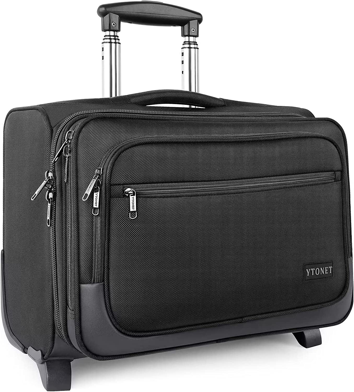 Rolling Laptop Bag, 17 Inch Rolling Briefcase for Men Women, Water