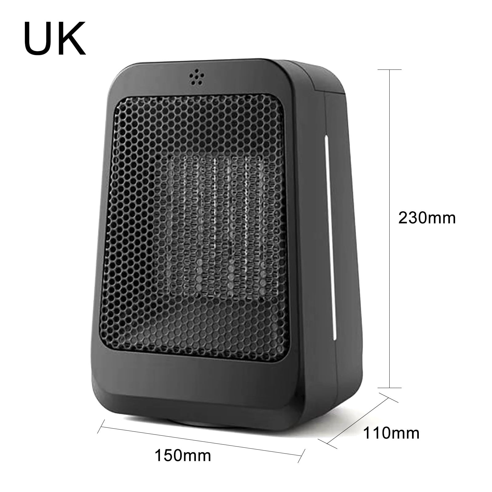 FANSU PTC Leafless Fan Heater Desktop Heater Small Electric Heater - Walmart .com