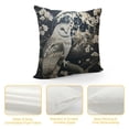 thumbnail image 4 of Orinice Owl Full Moon Flowers Graphic Decorative Cushion Throw Pillow Cover for Home Couch Living Room Sofa High-Quality Aesthetic Decor 1PC 18x18in, 4 of 5