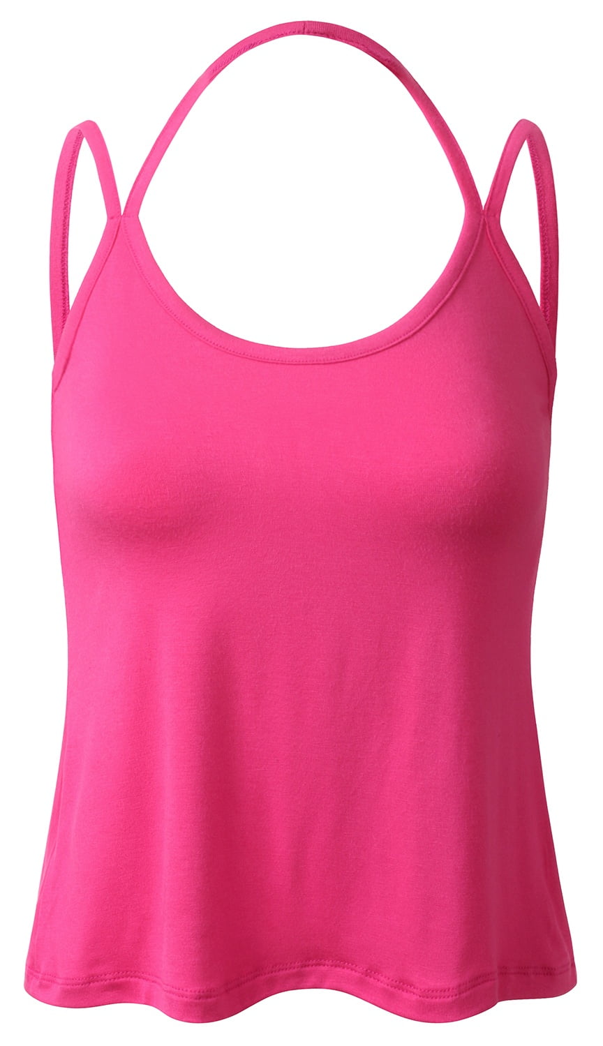 plus size hot pink tank top