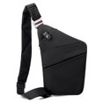 thumbnail image 1 of Bolso Antirrobo Btafrte para El Pecho Bandolera Portátil Hombre Hombro Izquierdo Negro, 1 of 7