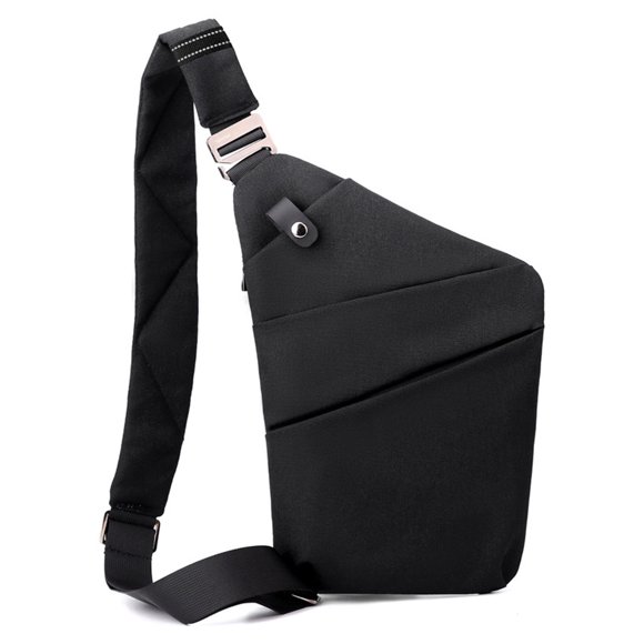 Bolso Hombro para Hombres Bag Slim Sling Store Seguridad Correa Ajustable Multifuncional Portátil El Estado Físico Al Aire Libre