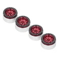 thumbnail image 1 of Llantas Beadlock RC, BUJES DE RUDA DE ALEACIÓN DE ALUMINIO PARA AXIAL SCX10 90046 RC RASTREADOR METAL ROJO ROJO RIM MST 1,9 PULGADAS, 1 of 7