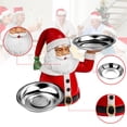 thumbnail image 3 of Soporte para golosinas de muñeco de nieve navideño, soporte para golosinas de muñeco de nieve navideño, bandeja para sujetar a Papá Noel, frutero, características de vanguardia, 3 of 7