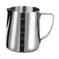 thumbnail image 1 of Jarra para espumar leche, vaso espumador leche, accesorios para máquina espresso, jarra para cafetería, latte, hogar, café. 600 ml, 1 of 8