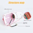 thumbnail image 3 of Car Shark Fin Antenna Cover, Auto Roof Aerials AM/FM Radio Signal Base, Shark Fin Shape Cover with Adhesive Tape, 3 of 4