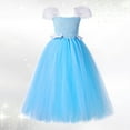 thumbnail image 2 of Hihipz Toddler Girls Fairy Tale Dresses Mesh Princess Tulle Long Dress Kids Girl Formal Wedding Party Pageant Ball Gowns Princess Dresses,4 -5 Years, 2 of 8