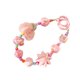 thumbnail image 4 of Asa de bolso con cuentas, decoración de correa de teléfono con cuentas para mujer, cadena de dijes para bolso Rosa, 4 of 9