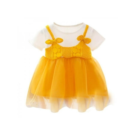 

Baby Girls Dress Short Sleeve Dresses Girl Princess Dress Toddler Girl Sundress