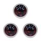 thumbnail image 2 of Riwesomey Carcasa gris, 52mm, Universal, 12V, LED, lente de humo, 40 ~ 120 grados, medidor de temperatura del agua, medidor de coche Type1 Riwesomey CBP591806, 2 of 6