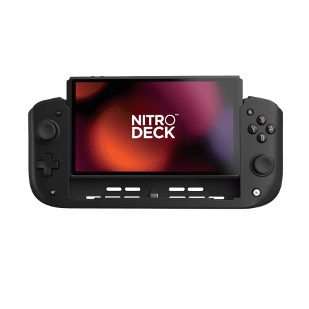 CRKD Nitro Deck - Professional Handheld Deck with Zero Stick Drift for Nintendo Switch and Switch OLED (Black)