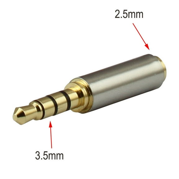 YIEMEEN 3.5mm Jack Adapter 3.5mm Male To 2.5mm Female Headphone Jack Adapter Converter