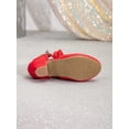 thumbnail image 6 of Fozruso Girls Pumps Shoes,Sizes 3 Big Kid,Girls Summer Dress Shoes With Adjustable Bow Straps Lightweight Party Shoes, 6 of 7