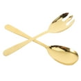 thumbnail image 1 of Juego de 2 piezas de acero inoxidable para servir ensalada, tenedor y cuchara para ensalada, tenedor para mezclar ensalada, cuchara para la cena, utensilio de cocina para alimentos, 1 of 8