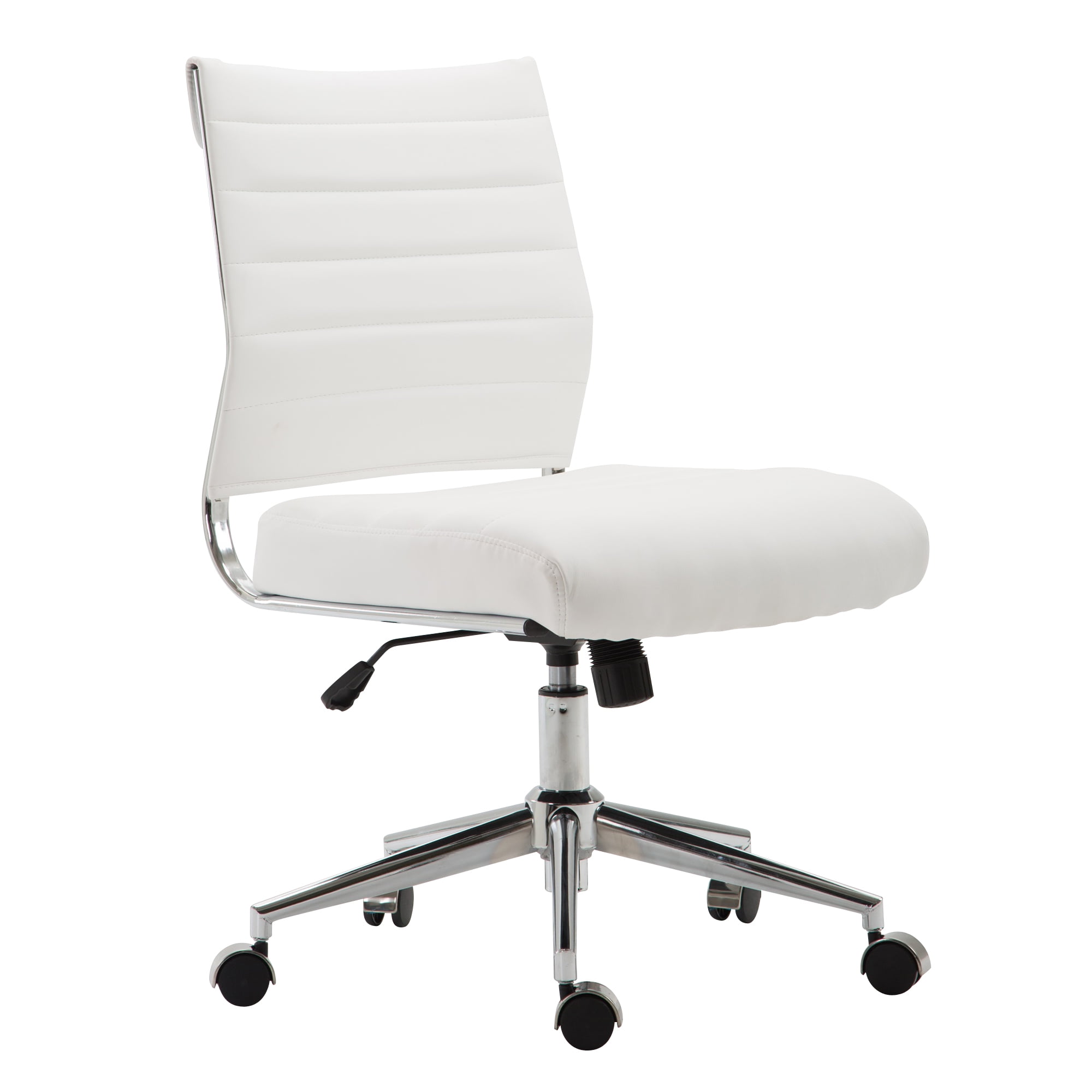 Edgemod Tremaine Task Chair in Vegan Leather, White - Walmart.com