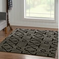 thumbnail image 5 of Linon Home Décor Elegance Area Rug Collection, Gray and Black, 2' x 3', 5 of 6