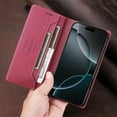 thumbnail image 5 of New leather flip wallet phone case for Samsung S24 ultra S23 plus S22 S21 fe S20 note 20 card slots cover, 5 of 10