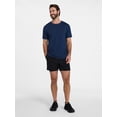 thumbnail image 4 of Athletic Works Men's and Big & Tall Tri Blend Tee with Short Sleeves, Sizes XS-4XLT, 4 of 5