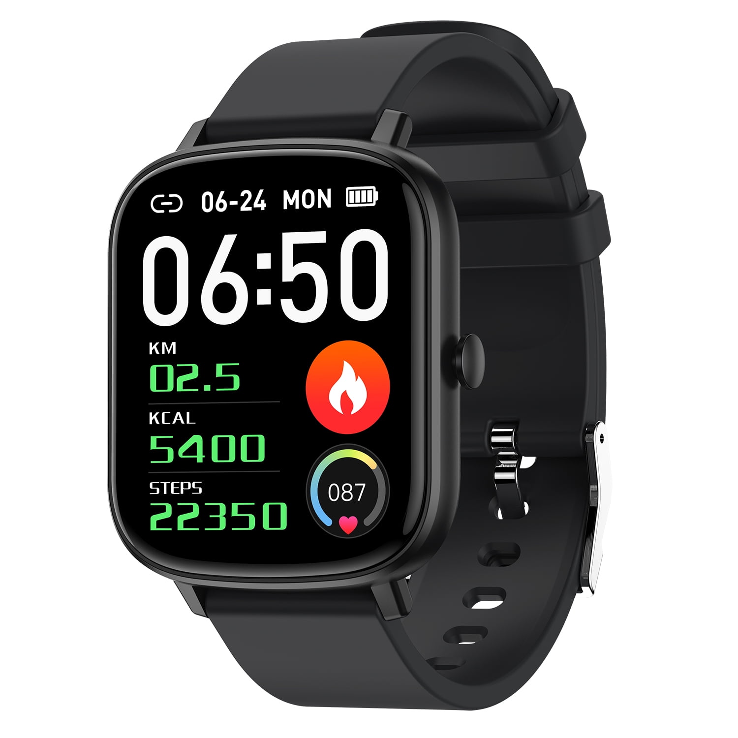 Smart Watch 1.7" Full Touch Screen Call Answer/Dial Fitness Tracker Smartwatch for Android IP67 Waterproof Fitness Watch Heart Rate Monitor Blood Oxygen Trackers for Men Women - Walmart.com