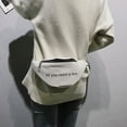 thumbnail image 3 of Riñonera de PU para mujer, bolso cruzado en el pecho, bolsa deportiva con cremallera, bolsa de cadera, 3 of 8