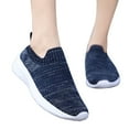 thumbnail image 2 of Aayomet Mens Slip on Sneakers Gentlemen Shoes Summer Lightweight Comfort Shoes Non Slip Casual Running Shoes,Blue 10.5, 2 of 4