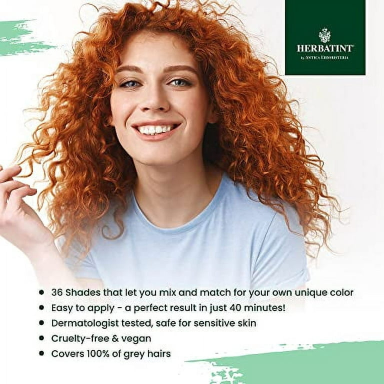Herbatint Permanent Haircolor Gel, 8R Light Copper Blonde, Alcohol Free,  Vegan, 100% Grey Coverage - 4.56 oz 4.56 Fl Oz (Pack of 1) 