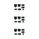 thumbnail image 5 of Monstrate 7 piezas consola de juegos puerto de alimentación de red cubierta de tapón de polvo tapas protectoras reemplazo de piezas de repuesto para Type1 NO1, 5 of 6