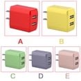 thumbnail image 4 of ZLight US Plug Phone Charger Wall Outlet Charging Adapter Replacement Head Watermelon Red 2Set, 4 of 6