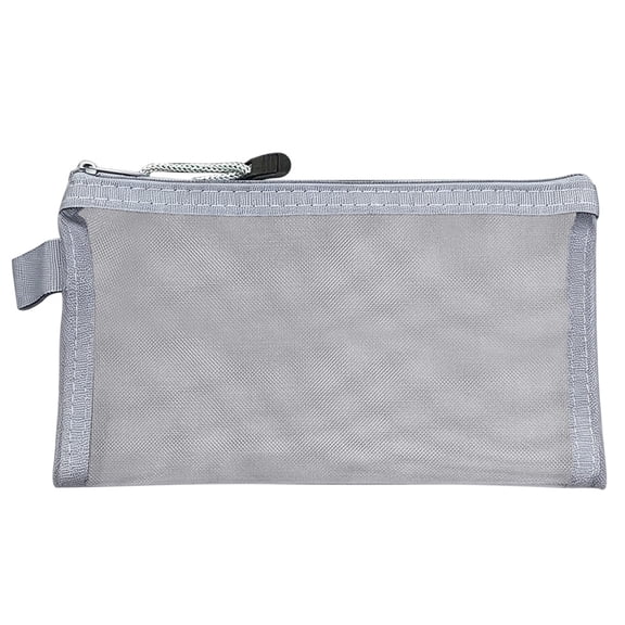 WUYVCG Under $5 Portable Travel Toiletry Pouch Nylon Mesh Cosmetic Makeup Organizer Bag with Zipper