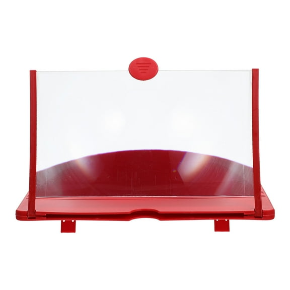 NICEXMAS Phone Magnifier Mobile Phone Screen Amplifier Red ABS 1Pcs