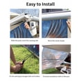thumbnail image 7 of 4th of July RV Awning Sun Shade Screen 9'X7' Patriotic Eagle Mesh Sunscreen American Flag Fireworks Awning Shade Screen with Zipper UV Blocker Completed Kits Outdoor Canopy for RV Motorhome Camper, 7 of 7