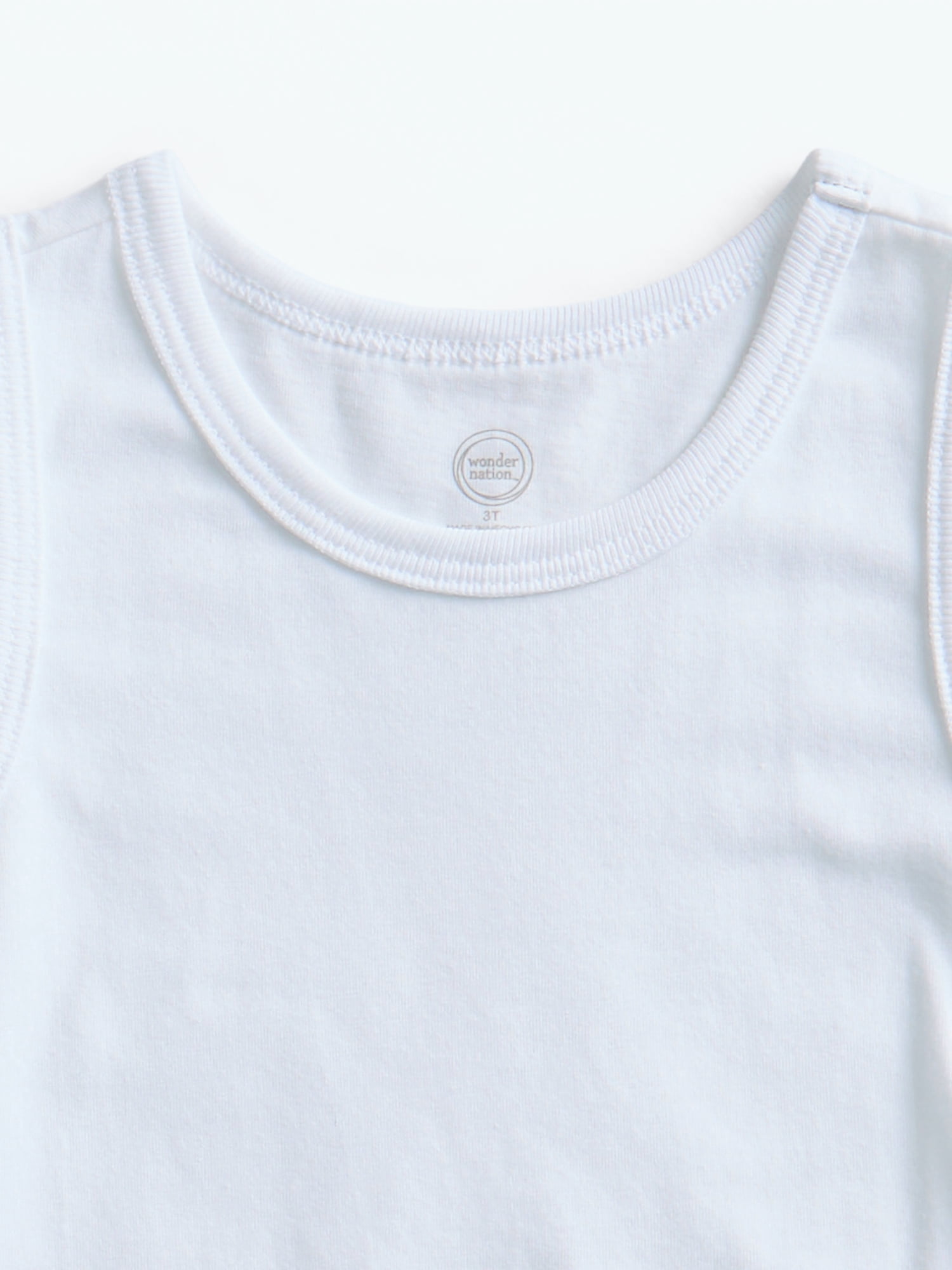 Wonder Nation Baby and Toddler Boys Tank Top, 3-Pack, Sizes 18M-5T