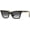 Black, variant on Burberry ELSA BE 4346 Plastic Womens Square Sunglasses Vintage Check 53mm Adult