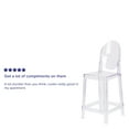 thumbnail image 6 of Flash Furniture Revna 4 Pack Revna Ghost Counter Stool with Oval Back in Revna Transparent Crystal, 6 of 15