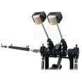 thumbnail image 2 of Griffin Double Drum Kick Pedal for Bass Drum - Twin Set Foot Pedal Quad Sided Beater Heads - Dual Double Chain Drive Percussion Hardware - Impressive Response for Metal and Rock Drummers, 2 of 13
