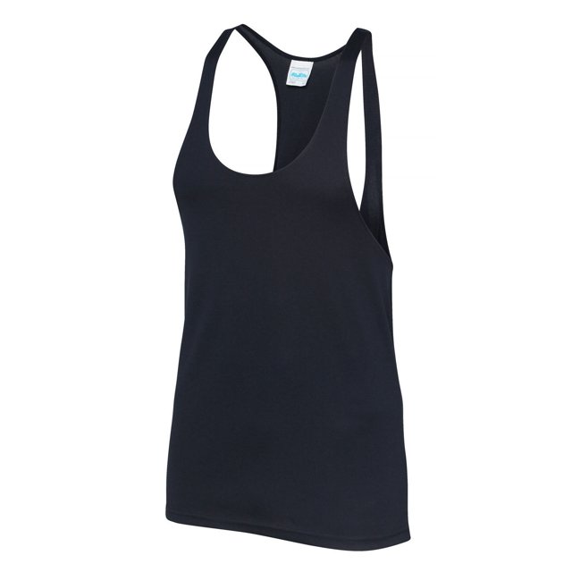 AWDis Just Cool - Camiseta sin mangas / tirantes de deporte/Gym Modelo Muscle Hombre/ Caballero - Playa/Piscina (Azul marino)